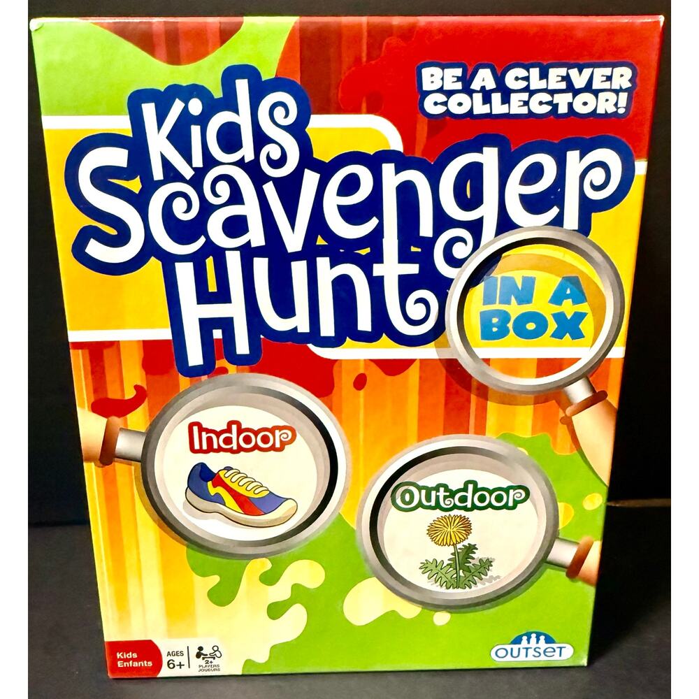 Kids Scavenger Hunt - an Active Game for Indoors or Outdoors - Ages 6+